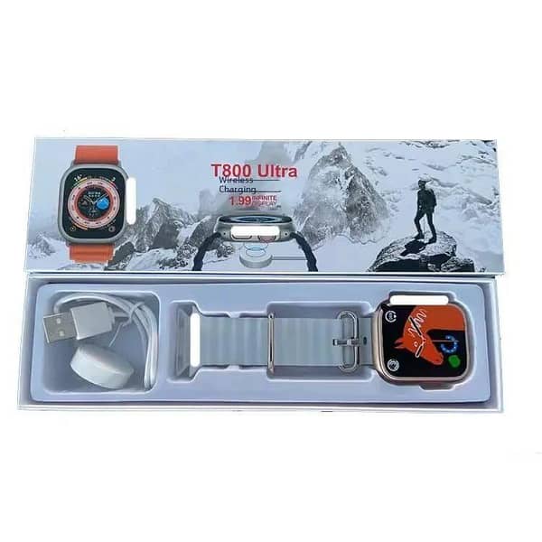 T800 Ultra Smart Watch Series 9 with Bluetooth Calls, Heart Rate and Sleep Monitoring
