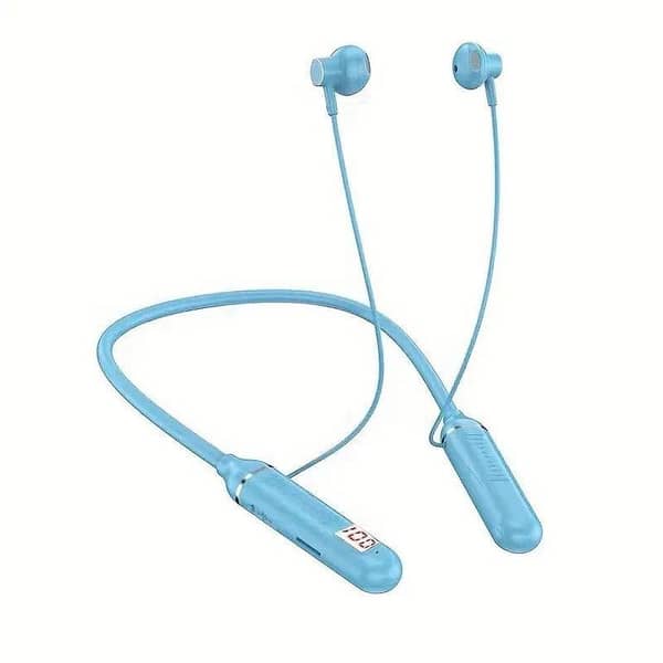 Wireless Neckband Headphones 5.3 with LED Display, Stereo Bass, Magnetic Earbuds, Noise-Cancelling Mic, and Ultra-Long Battery for All-Day Use. Ideal for Sports, Running, Gym, Gaming. Compatible with iPhone, Samsung, Android. Great Gift Option.