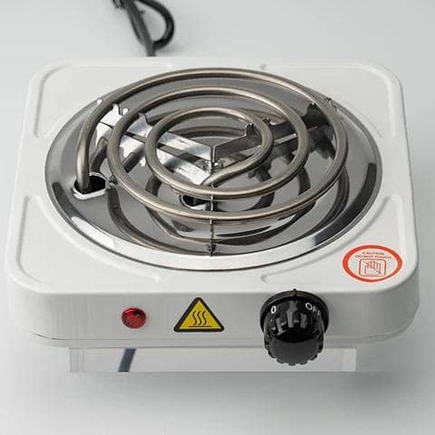 RAF Strong Stone Stove: Electric Stove and Hot Plate 1000W with Auto On/Off, Easy Cleaning