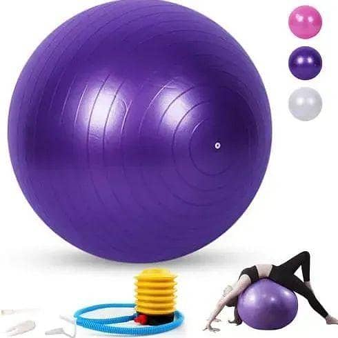 Anti Burst 65CM Gym Ball with Pump – Fitness, Pregnancy, and Stability Ball