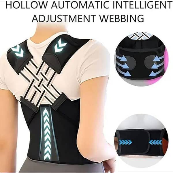 Adjustable Back Posture Corrector Belt for Men and Women – Spine Alignment Support Brace for Posture Improvement and Pain Relief