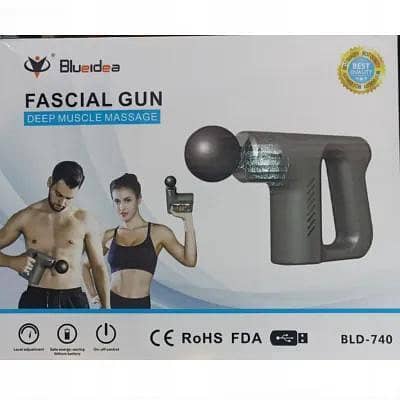 KH-740 Double Handle 5-in-1 Fascial Gun Massager