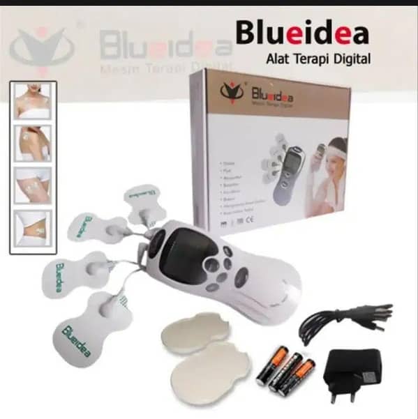 Portable TENS EMS Muscle Stimulator for Neck, Back and Body Pain Relief – Electronic Pulse Therapy Device