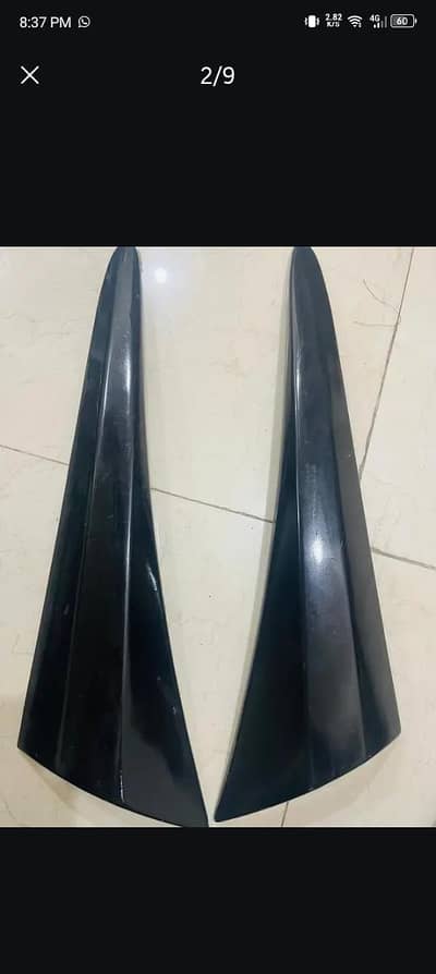 Spoiler with window sheet