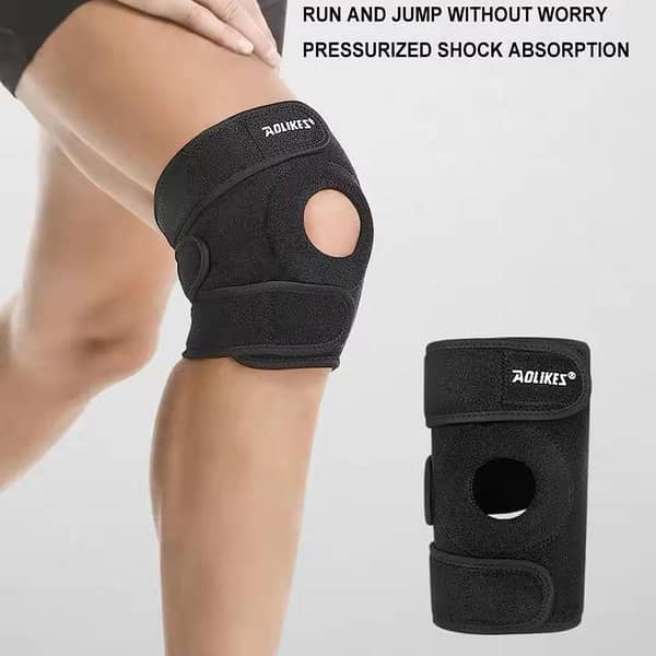 Knee Support Smart Fitness Brace – Multi-Directional Compression with Flatlock Stitching & Durable Reinforced Edging