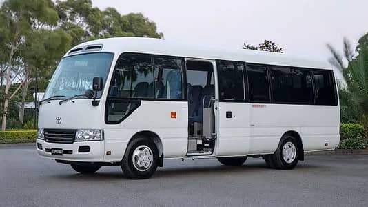 Rent a coaster|Van|Bus|Coach|Car|Highroof|Revo|Prado| Coaster for rent
