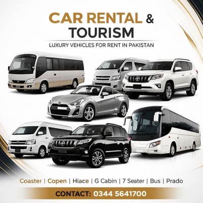 Rent a coaster|Van|Bus|Coach|Car|Highroof|Revo|Prado| Coaster for rent