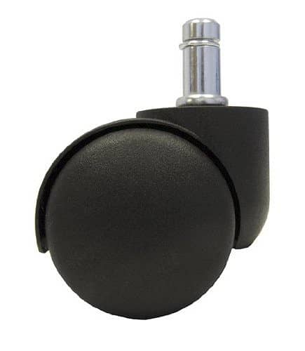 Chair Replacement Wheel - 1 Piece (9.5mm Pin) for 360-Degree Rotation
