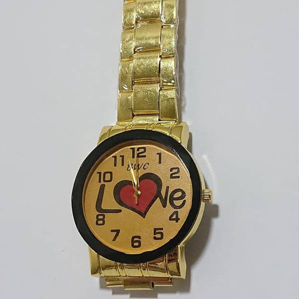 Wrist Watch for Men – Casual and Outdoor Use, High-Quality Gold-Colored Finish