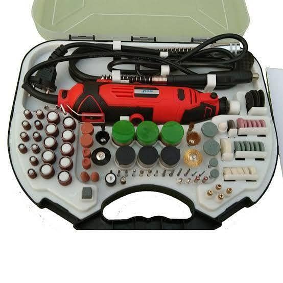 BDCAT 130W Engraving Electric Rotary Tool with Variable Speed, Includes Plastic Box and Flexible Shaft