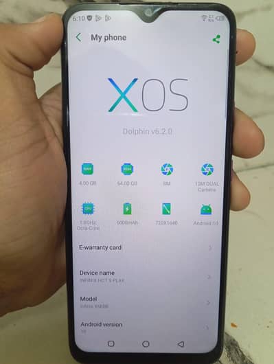 Infinix Hot 9 Play 4/64 For Sell In Reasonable Price