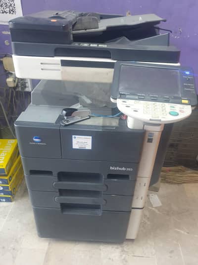 photocopy machins 283 bizhub minolta