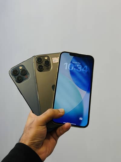 Iphone 12promax 128gb PTA Approved Battery Health 85+ Waterpack Phone