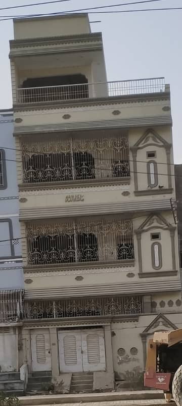 North karachi sector 5M main 150 fit road 120 Gaz G+3Rcc vip house