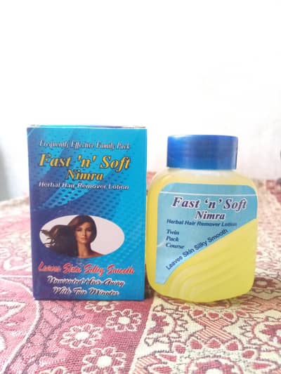 fast and soft Nimra hair removal lotion