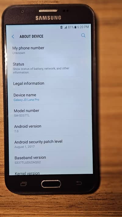 Samsung Mobile J3 Pro