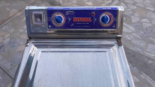 National Washing machine Full in steel body for sale in faisalabad