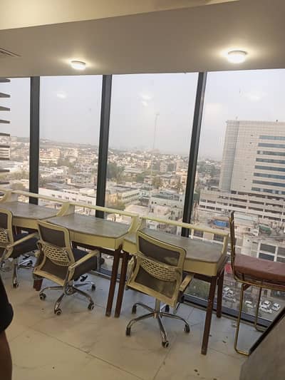 Fully Furnished Office for Rent on Shaheed-e-Millat Road Prime Location
