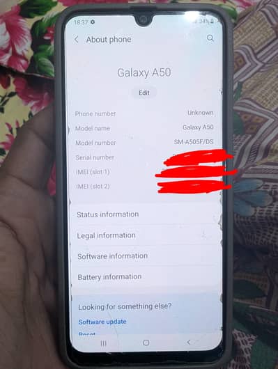 Samsung A50, Official PTA, 4/128