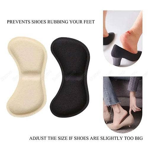 Heel Pads Pain Relief Patch Anti-wear Foot Care Pads Heel Protector Adhesive Back Sticker Shoe Insert Insole 1Pair
