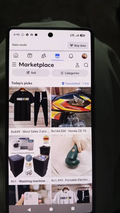 Google pixel7 water pack mobile