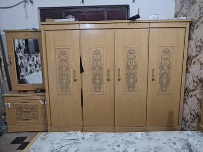 bed, wardrobe , Dressing