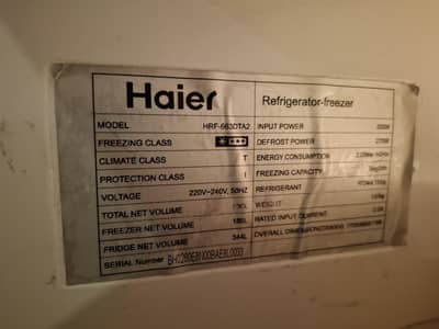 2 doors Haier Refrigerator
