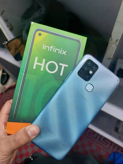 Infinix hot 10 4 64 pta approved  call me and olx chat