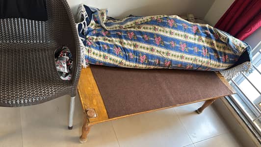 Solid sheesham takht posh