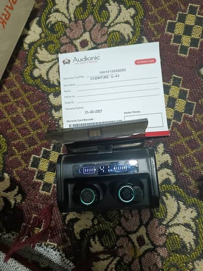 Signature _S40 original Audionic Bluetooth earbuds with wireless l