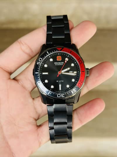 Swiss Military 6-5213.30. 007 Men’s Original Swiss Made Watch 40mm Dial