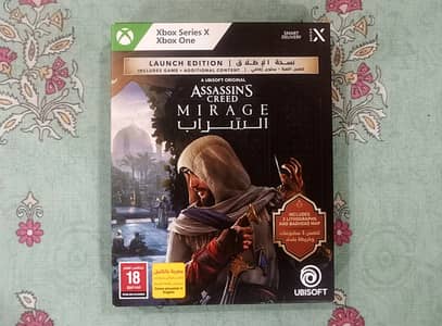 Assassins Creed Mirage for Xbox One and Xbox Series X Game Disc