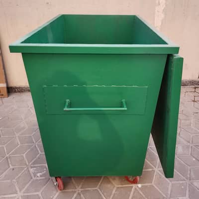 MS waste bin, commercial waste disposal bin