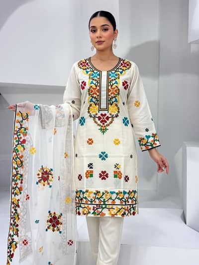 Bin Saeed Digital Printed Lawn (3-Piece) | Bin Saeed | 3 piece| Dress