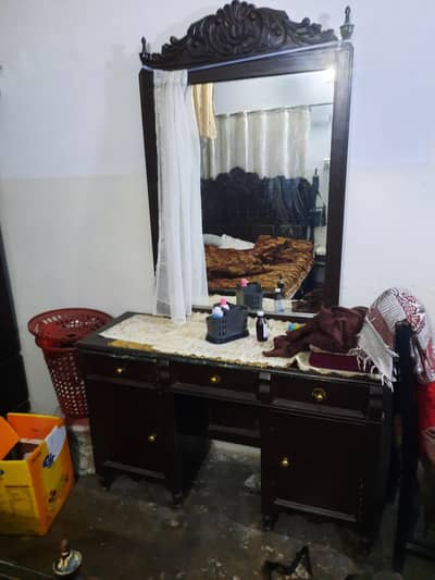 King size bed and  dressing