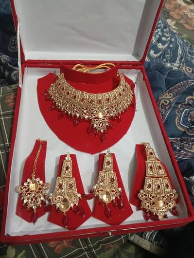 bridals jewelry set for barat valima