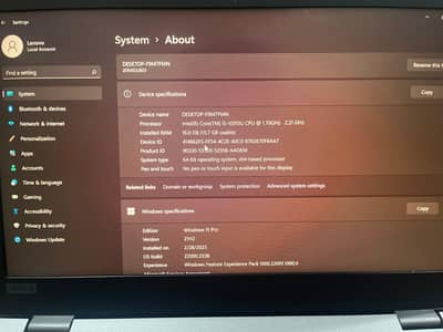Lenovo L13 thinkpad 16 gb 256gb