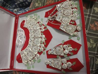 bridals jewelry set for barat valima