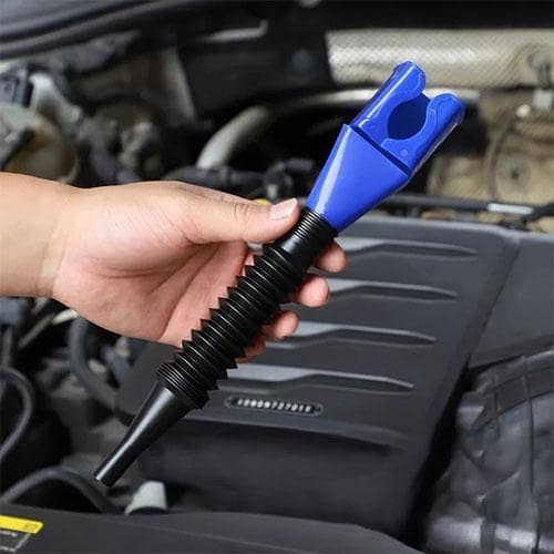 Flexible Draining Tool Snap Funnel,Car Truck Fuel Funnel Adjustable Filling Transfer Tool
