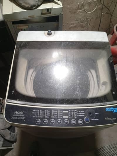 Haier automatic one touch washing machine