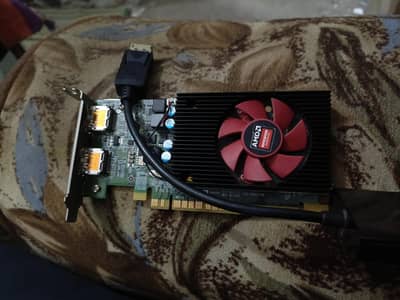 amd r5 430 2gb ddr5 with free dport to VGA converter