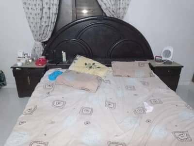 double bed without mattress