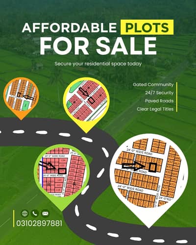 NORTH TOWN PHASE 01 80 SQ,YARD AND 120 ARE AVAILBE