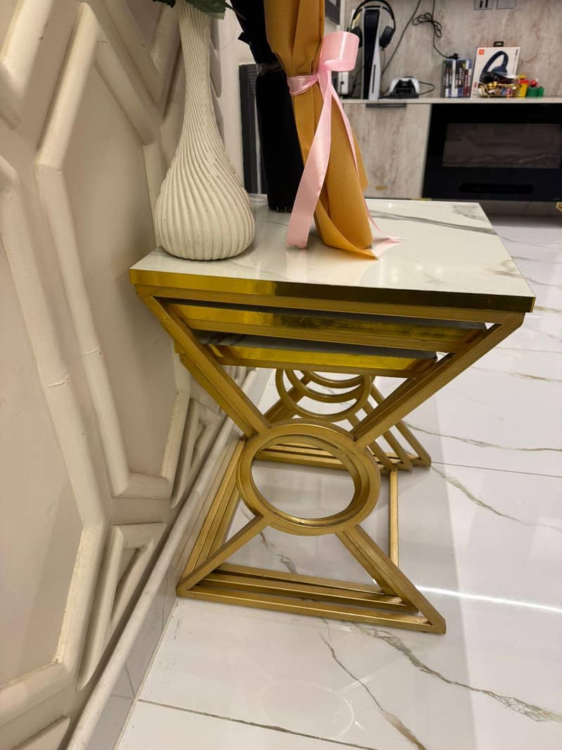 Dining Table and side table set 3