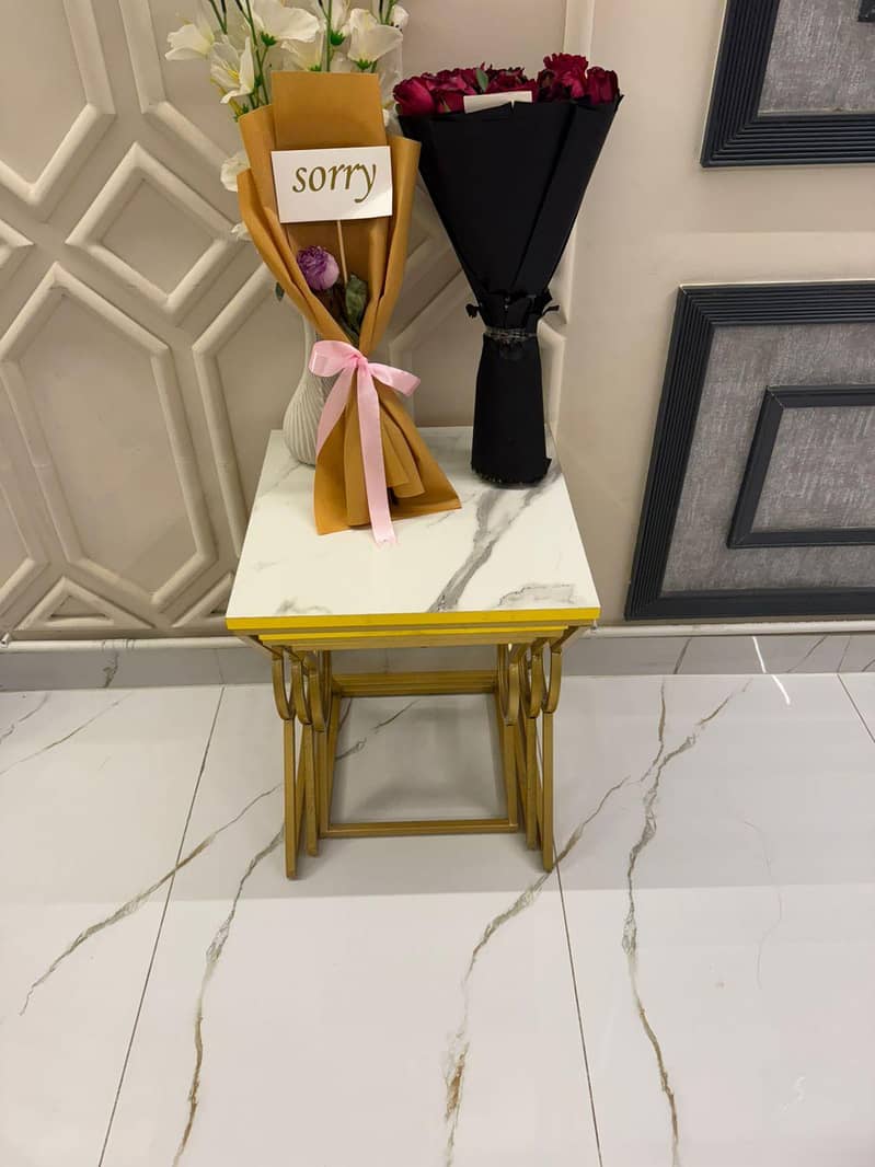 Dining Table and side table set 4