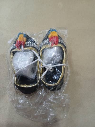 black traditional shoe