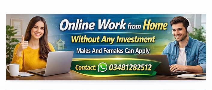 Work From home without any investment