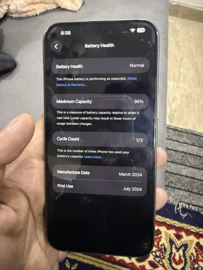 Iphone 15 pro max 256gb non pta