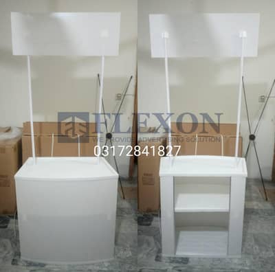 X Standees, X Stand, Roll-up, China Kiosk, Promotion table, Printing