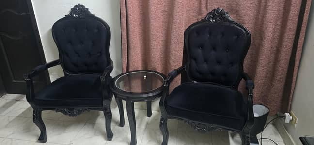 Chair and coffee table